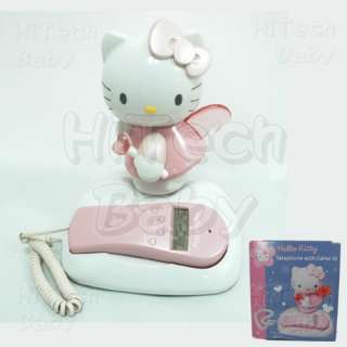 Hello Kitty PINK ANGEL Corded Telephone w/ Caller ID  
