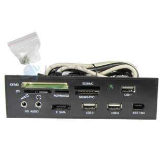 25 Panel Multi function Card Reader USB/SATA/SD/MS  