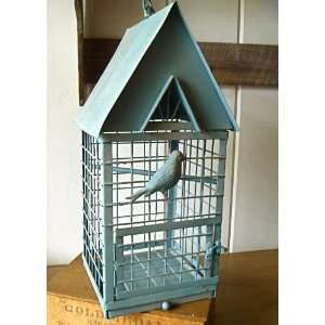   Blue Bird Cage  Great for shop display, wedding decor, home decor