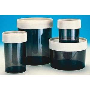Nalgene Gray Polycarbonate Straight Side Jars, 250mL 8 oz.  