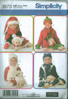 Simplicity Dog/Cat Clothes Pet Clothing Sewing Pattern  
