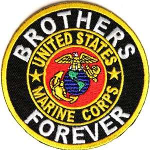 Brothers Forever Patch for US Marines, 3x3 inch, small embroidered 