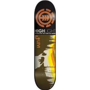  Brown Crossing Deck 7.75 Highlight Skateboard Decks Sports