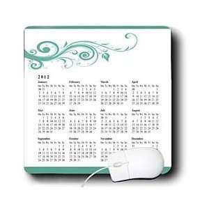  Beverly Turner Calendar Design   Green Graceful 2012 Calendar 