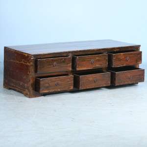   Six Drawer Coffee Table Console from Shanxi, China c.1820  