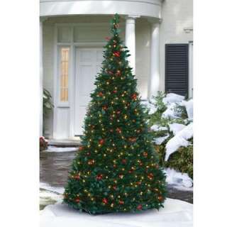 Brookstone Pre Lit Pull Up Christmas Tree Clear Lights  