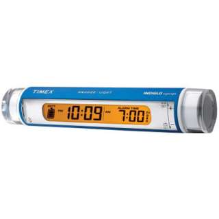 Timex T117L Portable Alarm Clock w/ Built In Flashlight  