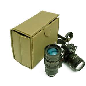 Partition Padded Bag SLR Folding Camera Insert with Cap  