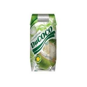 Coconut water DUCOCO 100% natural Tetra Pack containers, 11.2 0z or 