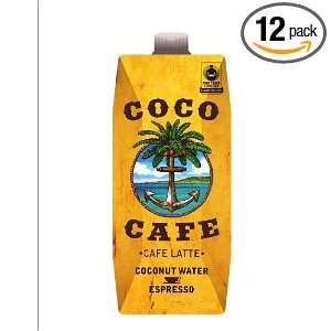 Coco Cafe Coconut Water Cafe Latte, 11.1 Grocery & Gourmet Food