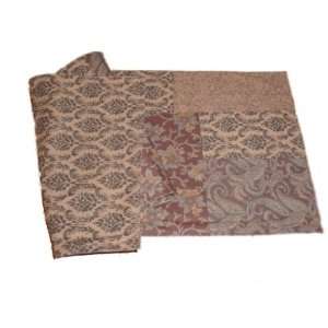  Quilted Table Runner Coffee Couture Brown Tones 36 