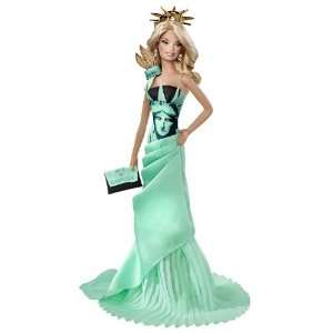  Barbie Collector Dolls of the World Statue of Liberty Doll 