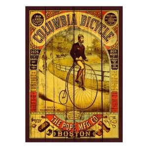 Columbia Bicycle Premium Giclee Poster Print by Kate Ward Thacker 