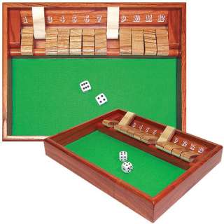 bar game shut the box dice game 12 numbers  
