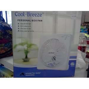 Cool Breeze Personal Box Fan 