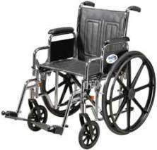 Drive Medical 22 Sentra EC Heavy Duty Wheelchair  