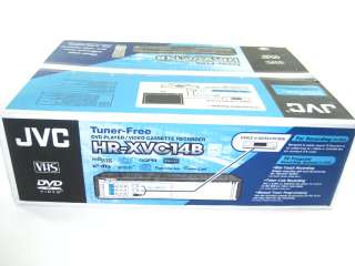 NEW JVC HR XVC14B DVD/VCR COMBO DUAL DECK  