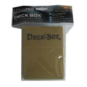  5 Ultra Pro Metalized Deck Boxes   Gold: Sports & Outdoors