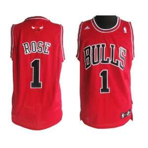  Chicago Bulls Derrick Rose Red Jersey Size 52 XL 