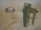 General Electric GE green vintage electric working beater mixer 