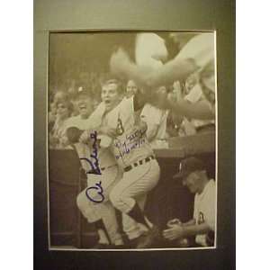Denny McLain 31 6 1968 MVP / CY & Al Kaline Detroit Tigers Autographed 