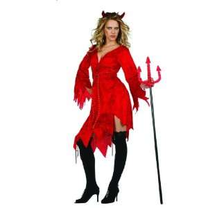 Adult Devil Dress Costume Plus Size (16 18) Everything 