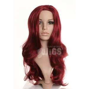  Long Dark Red Wavy Wig   Amy Childs Full Volume Centre 