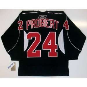 Bob Probert Detroit Red Wings Black Rbk Jersey