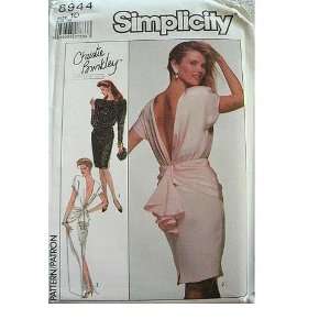 MISSES DRESS   CHRISTIE BRINKLEY COLLECTION SIZE 10 SIMPLICITY PATTERN 