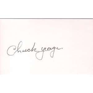  CHUCK YEAGER  Traveled Faster Than Sound  Sig 5x3   Sports 