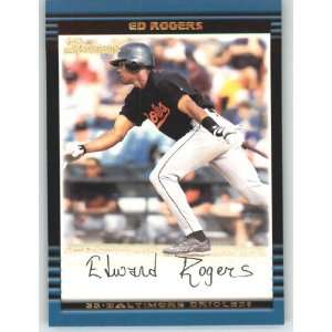  2002 Bowman #113 Ed Rogers   Baltimore Orioles (Baseball 