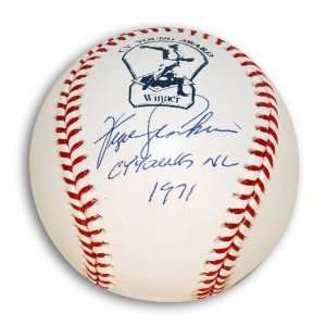 Ferguson Jenkins Autographed/Hand Signed Cy Young Baseball Inscribed 