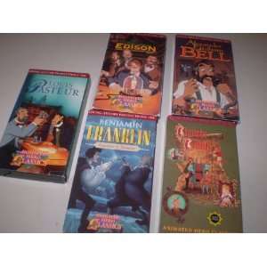   VHS   Franklin, Edison, Columbus, Pasteur and Alexander Graham Bell