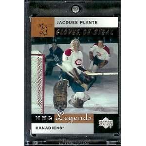  2001 /02 Upper Deck NHL Legends Hockey # 84 Jacques Plante 