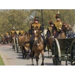  The Royal Horse Artillary in Hyde Park, London, England 