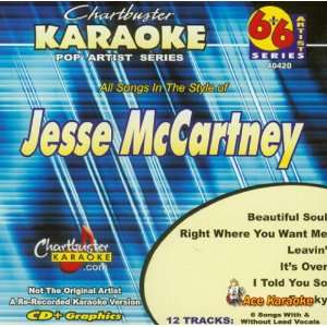   Chartbuster Karaoke 6X6 CDG CB40420   Jesse McCartney 