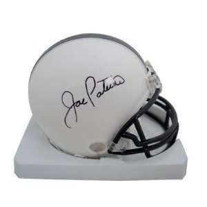Joe Paterno Signed Penn State Lions Mini Helmet  Autographed College 