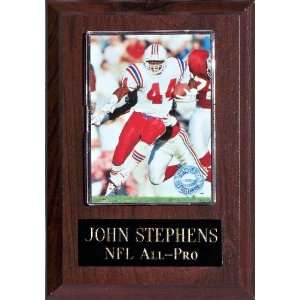  John Stephens 4 1/2x 6 1/2 Cherry Finished Plaque 