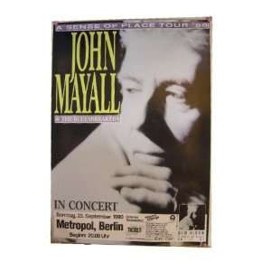 John Mayall Concert Tour Poster and the Bluesbreakers