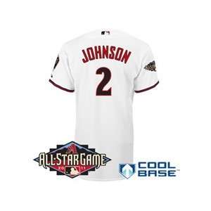 Arizona Diamondbacks Authentic Kelly Johnson Home Cool Base Jersey w 
