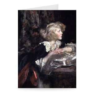 Portrait of Lady Diana Manners, later Lady   Greeting Card (Pack of 