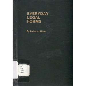   Legal Forms Legal Almanac Series No. 84 Irving J. Sloan Books