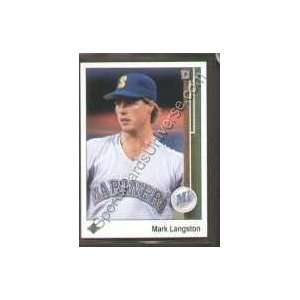 1989 Upper Deck Regular #526 Mark Langston, Seattle Mariners Baseball 