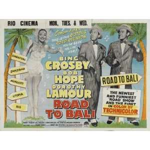   56cm x 72cm ) Bing Crosby Bob Hope Dorothy Lamour Murvyn Vye Peter Coe