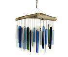 Autumn Leaves & Driftwood Glass Chime (Wind Chimes) (Holiday/Celeb 