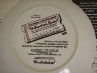 , we will be presenting to you 3 Elvis Presley Collector Plates 