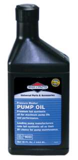 Briggs Synthetic Pressure Washer Pump oil #6033  