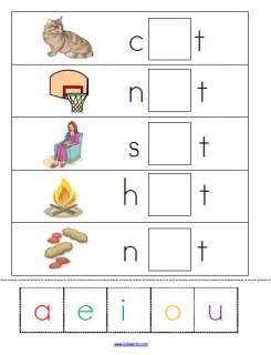 Build a Word Phonics Games Kindergarten Homeschool ESL  