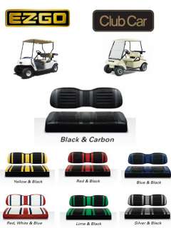 EZGO, CLUB CAR Golf Cart EXTREME Two Tone Seat Assembly Sets  