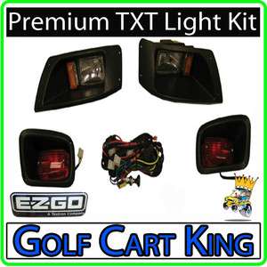 Premium EZGO TXT Golf Cart Headlight   Tail Light Kit  